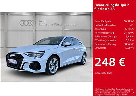 Audi A3 Sportback 35 TFSI S tronic S line digitales Cockpi