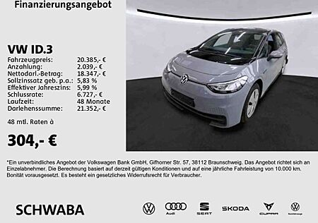 VW ID.3 Volkswagen Pure Performance 55 kWh *LED*NAVI*8-fach*