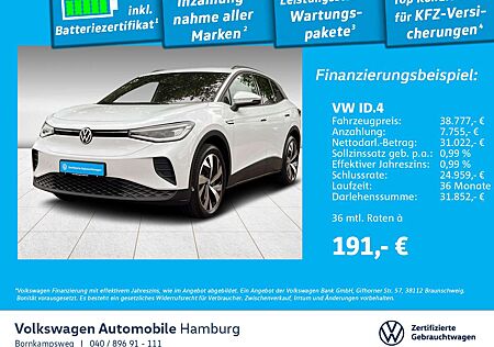 VW ID.4 Volkswagen Pro Performance 204 PS / 77 kW AHK Navi