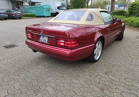 Mercedes-Benz SL 500 Bernsteinrot-met., Leder beige