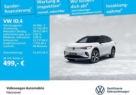 VW ID.4 Volkswagen GTX AHK IQ.LIGHT SHZ PDC