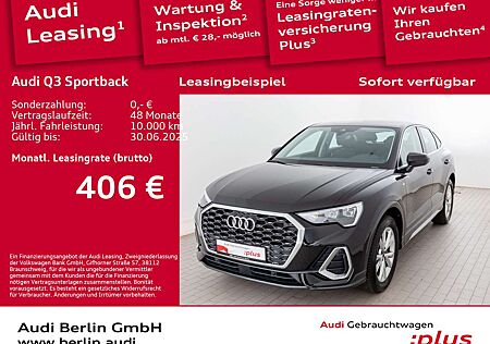 Audi Q3 S line 35 TFSI S tr. RFK NAVI LED