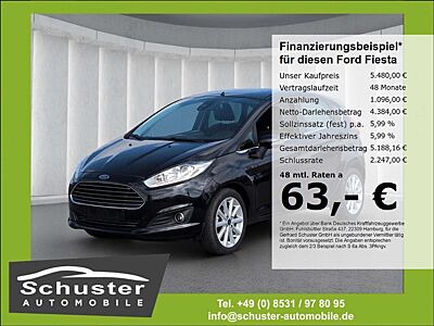 Ford Fiesta Titanium 1.0*Navi Temp heizb.Lkr Klimaaut