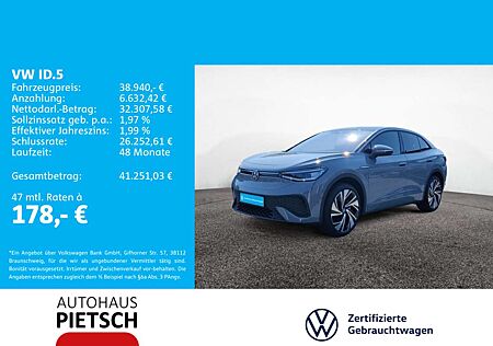 VW ID.5 Volkswagen Pro Performance IQ.Light AHK Keyless Kamera