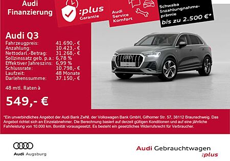 Audi Q3 S line 35 TFSI S tr. *LED*VIRTUAL*AHK*8-fach*