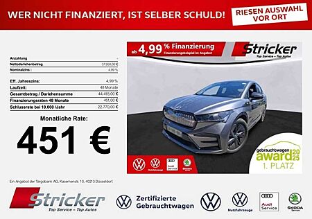 Skoda Enyaq Coupé RS Suite 451,-ohne Anzahlung AHK Head-up Ca