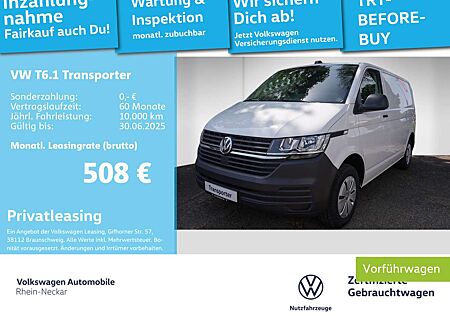 VW T6 Transporter Volkswagen T6.1 Transporter T6.1 Kasten KR 3,0t 2.0 TDI SCR AHK Klima PDC