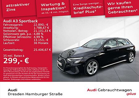 Audi A3 30 TFSI S line LED Navi