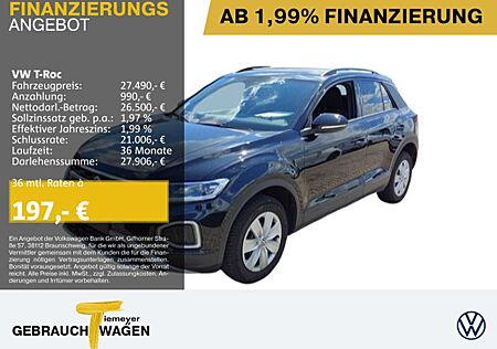 VW T-Roc Volkswagen 1.5 TSI DSG BLACK STYLE LM18 AHK NAVI ST.H