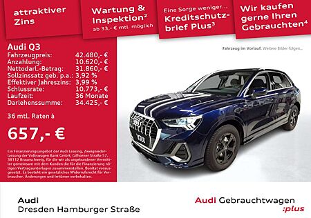 Audi Q3 35 TFSI S line LED Navi AHZV S tronic