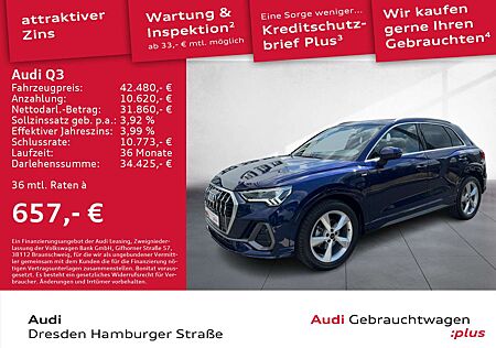 Audi Q3 35 TFSI S line LED Navi AHZV S tronic