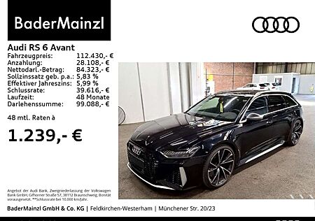 Audi RS6 AHK Matrix B&O Pano HUD RS-Dynamik