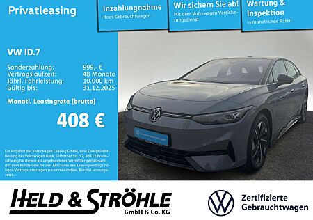 VW ID.7 Volkswagen Pro 210kW NAV AR-HuD 360°KAM LED ACC IDA
