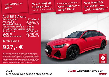 Audi RS6 4.0 TFSI Q. HUD Pano Kamera Matrix Na