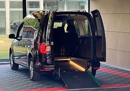 VW Caddy Volkswagen Maxi Highline Behindertengerecht-Rampe