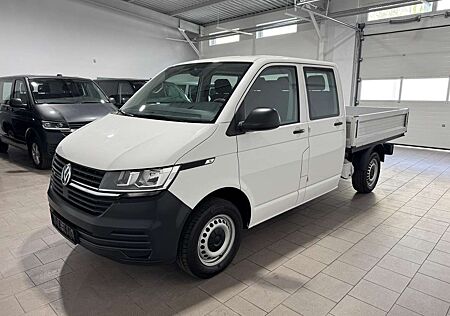 VW T6 Transporter Volkswagen T6.1 Transporter T6.1 Pritsche-Doka (6-Si.),Klima,Radio(DAB+)