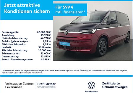 VW T7 Multivan Volkswagen Style 7-SITZE LEDER SHZ LED VIRT