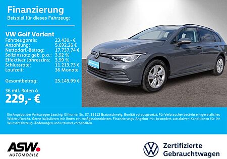 VW Golf Variant Volkswagen Life 2.0 TDI DSG LED Navi RFK PANO