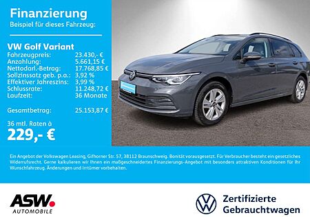 VW Golf Variant Volkswagen Life 2.0 TDI DSG LED Navi RFK PANO