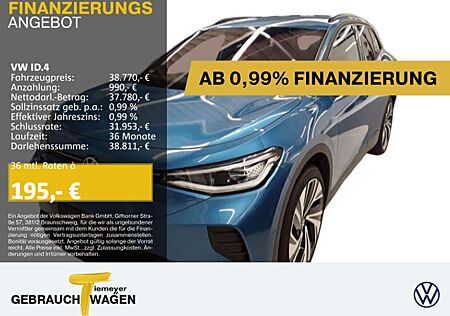VW ID.4 Volkswagen PRO 286PS LM21 NAVI AHK 360