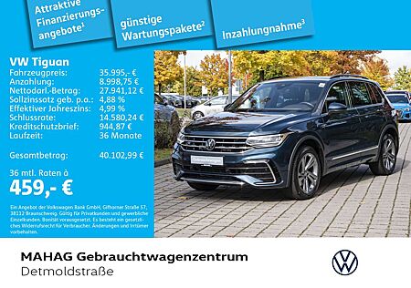 VW Tiguan Volkswagen R-Line 2.0 TDI 4MOT AHK Leder LED IQ.Driv