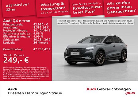 Audi Q4 e-tron 45 quattro edition S line AHZV Pano