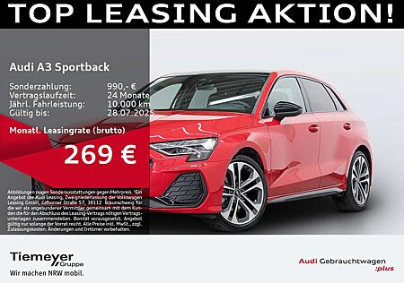 Audi A3 35 TFSI S LINE PANO LEDER SONOS HuD