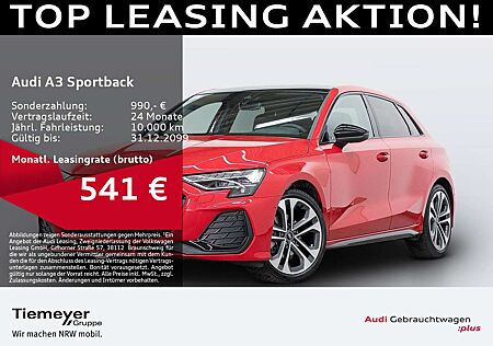 Audi A3 35 TFSI S LINE PANO LEDER SONOS HuD