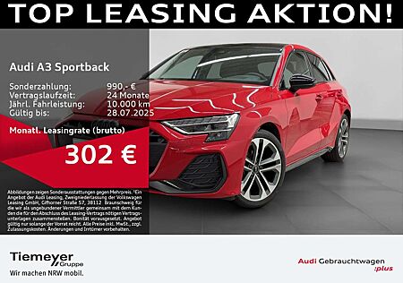 Audi A3 35 TFSI S LINE PANO LEDER SONOS HuD