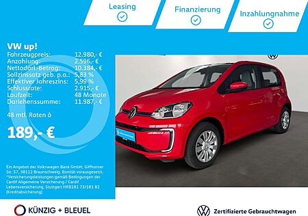 VW Up Volkswagen ! e-! 32 kWh KAM*PDC*TEMPO*CCS