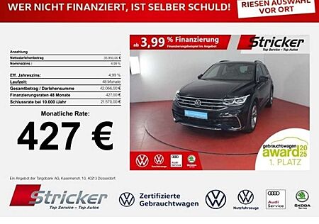 VW Tiguan Volkswagen R-Line 2.0TDI DSG 4M 427,-ohne Anzahlung IQ.Light