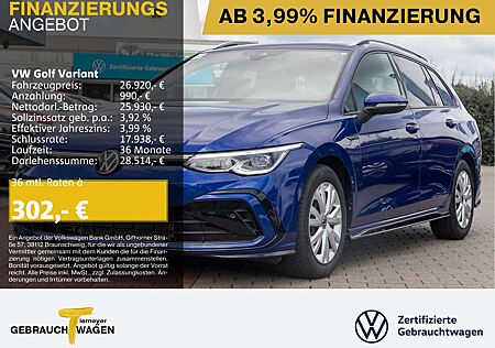 VW Golf Variant Volkswagen 1.5 TSI R-LINE PANO LM18 LED+ ASSIS