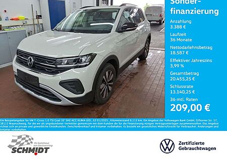 VW T-Cross Volkswagen 1.0 TSI Goal 16" SHZ ACC KLIMA LED