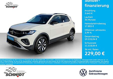 VW T-Cross Volkswagen 1.0 TSI Goal 16" SHZ ACC KLIMA LED