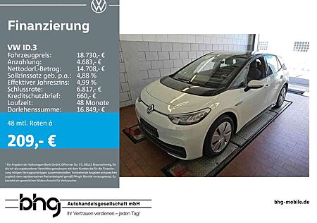 VW ID.3 Volkswagen Performance Upgrade Pure Navi connect LED F