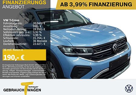 VW T-Cross Volkswagen 1.0 TSI LIFE LED VIRTUAL SITZHZG LM16