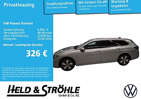 VW Passat Variant Volkswagen Business 1.5 eHybrid DSG AHK KAM