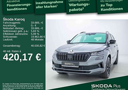 Skoda Karoq 2.0 TDI DSG*SPORTLINE*4x4*APP*LED*VC*360°*