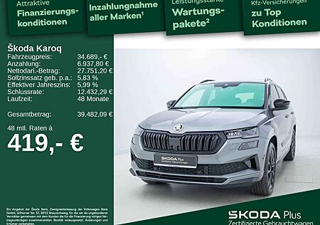 Skoda Karoq 2.0 TDI DSG*SPORTLINE*4x4*APP*LED*VC*360°*