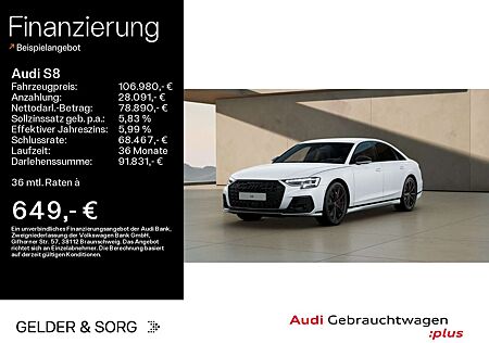 Audi S8 TFSI OptikSchwarz*Karmesinrot*Dinamica*HuD