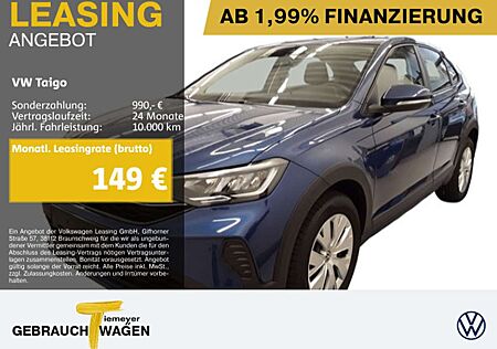 VW Taigo Volkswagen 1.0 TSI LED SITZHZ PDC ALLWETTER