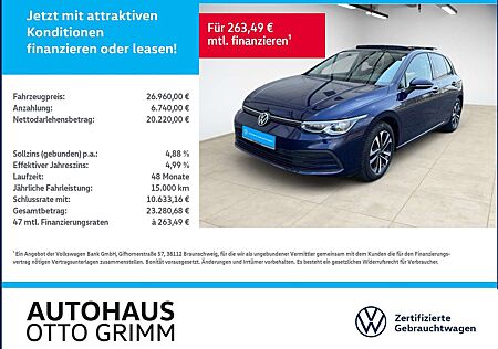 VW Golf Volkswagen VIII 2.0 TDI United DSG LED AHK Navi