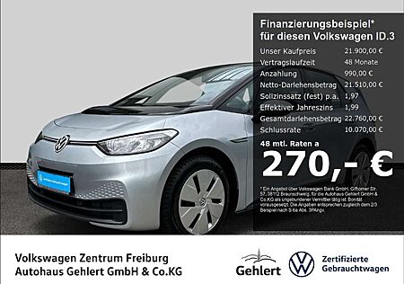 VW ID.3 Volkswagen Pro 1,99 % Finanzierung 58 kWh Navi LED