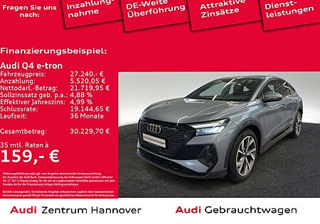 Audi Q4 e-tron Sportback 35 SONOS DAB LED Teilleder