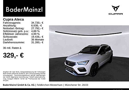 Cupra Ateca VZ 2.0 TSI 4D DSG Kamera Navi LED Virtual