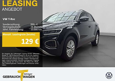 VW T-Roc Volkswagen 1.0 TSI LIFE SITZHZG PDC CLIMATRONIC LED