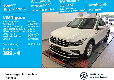 VW Tiguan Volkswagen 2.0 TDI Elegance Navi LED Kamera DigCockp