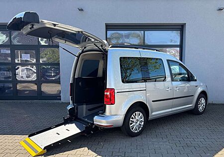 VW Caddy Volkswagen Behindertengerecht Rollstuhlrampe Heckeinstieg