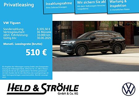 VW Tiguan Volkswagen Elegance 2.0 TDI DSG 4M IQ AHK DCC 360°