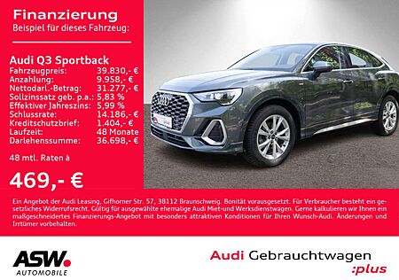 Audi Q3 S line 35TFSI Stron LED Nav RFK AHK